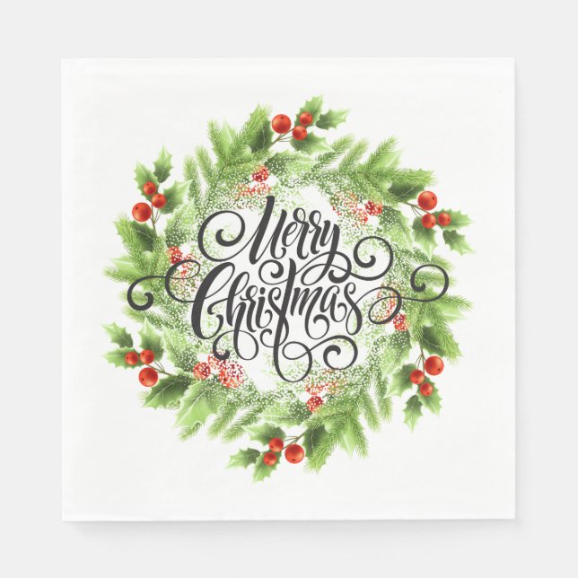 Guardanapo De Papel Papel de Natal Napkins (Frente)