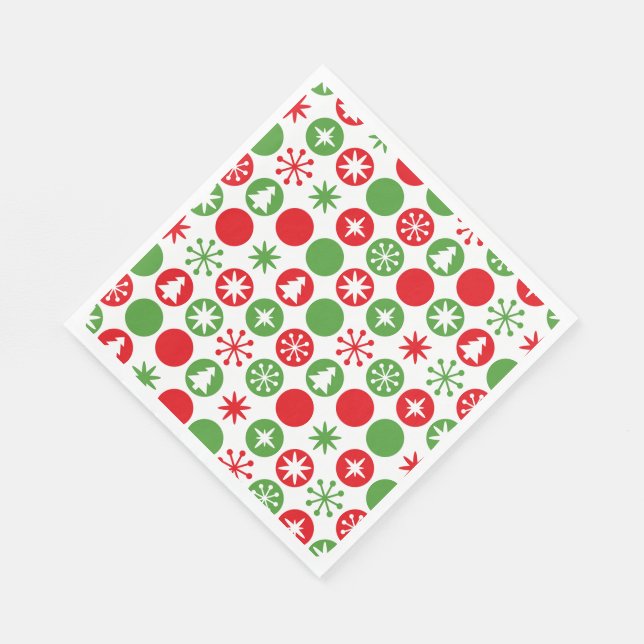 Guardanapo De Papel Papel de Natal Napkins (Quina)