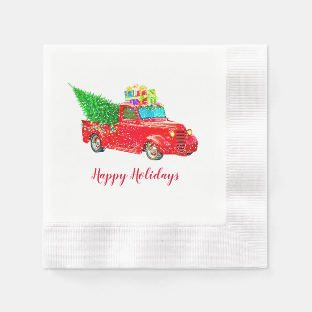 Guardanapo De Papel Papel de Natal Napkins (Frente)
