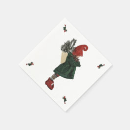 Guardanapo De Papel Papel de Natal Napkins - Anel na Alegria