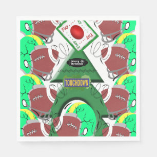 Guardanapo De Papel Papel de Natal Napkins, Futebol