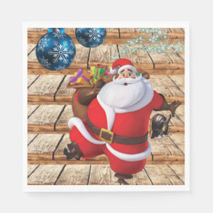 Guardanapo De Papel Papel de Natal Napkins, Papais noeis