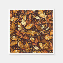 Guardanapo De Papel Papel de outono do ouro