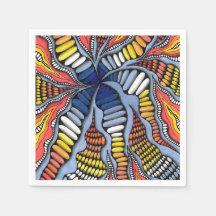 Papel de padrão Zentangle de onda orgânica 3D abst