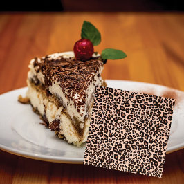 Guardanapo De Papel Papel de Partido Impresso Leopardo Jantar Napkins 