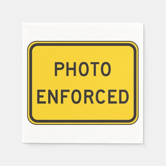 Guardanapo De Papel Papel de Sinalização Forçado para Foto Napkins (Frente)