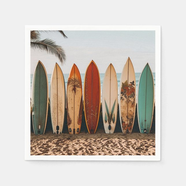 Guardanapo De Papel Papel de surfboard Napkins (Frente)