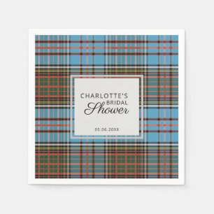 Guardanapo De Papel Papel de Tártan Plaid Clan Anderson para Chá de No