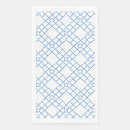 Guardanapo De Papel Papel de Treliça de Bambu Azul