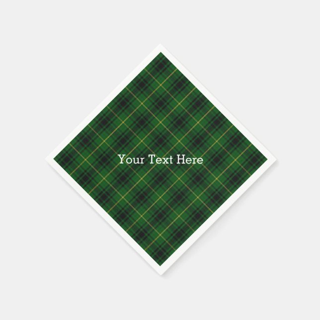 Guardanapo De Papel Papel de Xadrez MacArthur Tartan Napkins (Canto)