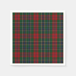 Guardanapo De Papel Papel de Xadrez MacLean Clan Tartan Napkins