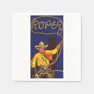 Guardanapo De Papel Papel do Cowboy Roper
