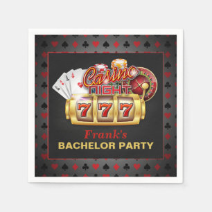 Guardanapo De Papel Papel do Partido Casino Bachelor Napkins