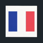 Guardanapo De Papel Papel do Partido Tema Bandeira Francês Napkins<br><div class="desc">Esta design está incluída na Coleção de Partido Tema Francês em Paris. Os produtos desta linha podem apresentar várias culturas francesas. Esta rubrica apresenta a bandeira francesa. Para mais produtos,  por favor veja o nosso outro tema Cidades. Cada cidade tem uma faixa de na moda com um aspecto distinto.</div>