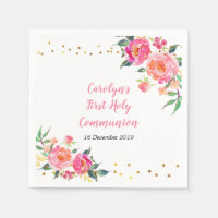 Papel Dourado cor-de-rosa, caqueteira, Napkins