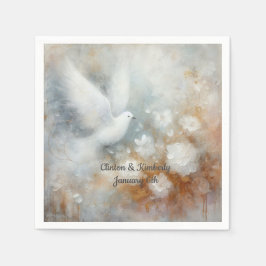 Guardanapo De Papel Papel Floral da Porta de Casamento Nápoles - Perso