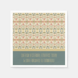 Guardanapo De Papel Papel Floral Elegante