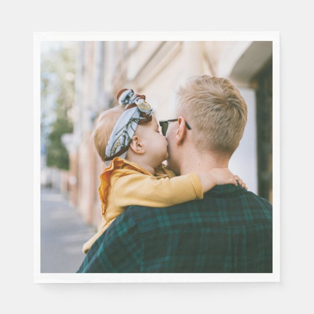 Guardanapo De Papel Papel Fotográfico personalizado 1 Napkin (Frente)