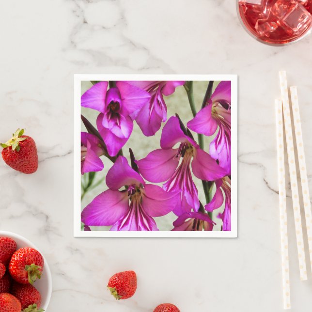 Guardanapo De Papel Papel Gladiolus Bizantino Napkins (Insitu)