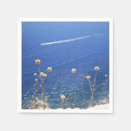 Guardanapo De Papel Papel grego no mar azul