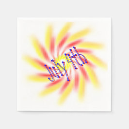 Guardanapo De Papel Papel guarnecido - Fogos de artifício com pintorno