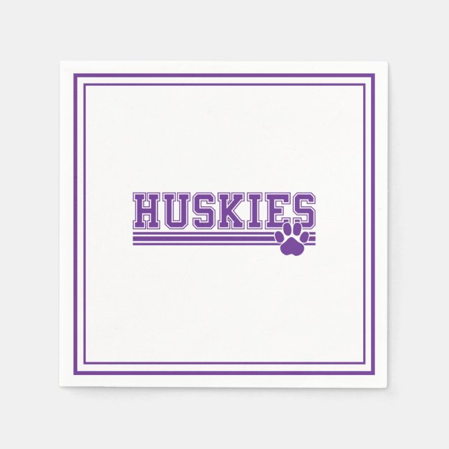 Guardanapo De Papel Papel Huskies  (Frente)