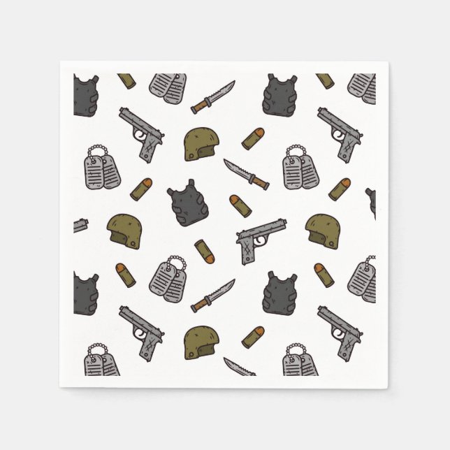 Guardanapo De Papel Papel Militar (Frente)