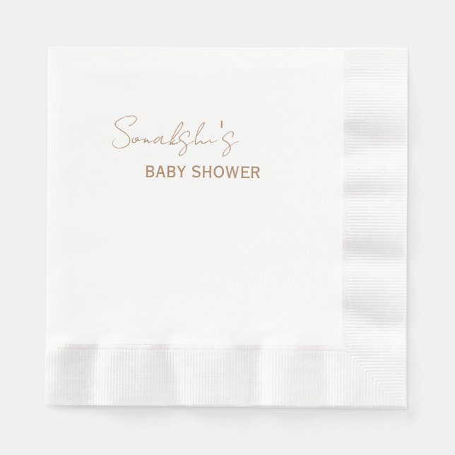 Guardanapo De Papel Papel Mínimo Russo Dusty Rosa Napkin (Frente)