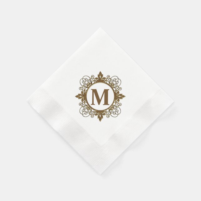 Guardanapo De Papel Papel Monograma Napkins (Canto)