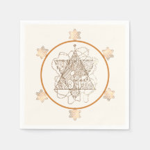 Papel muito elegante nas estrelas judaicas