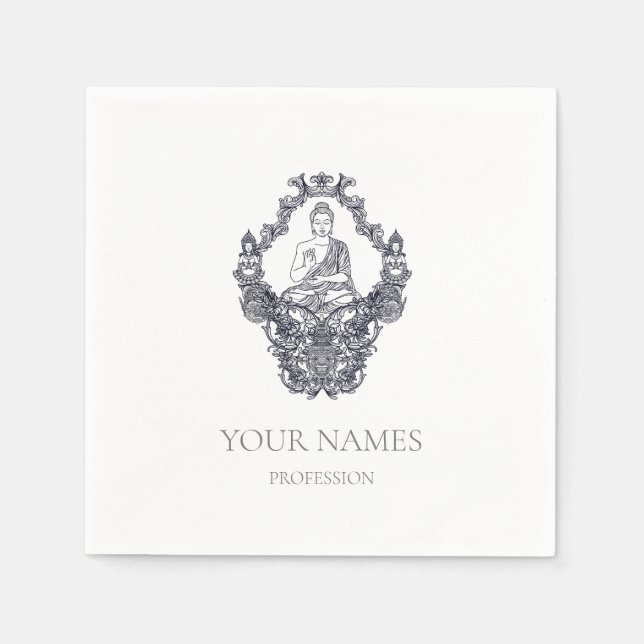 GUARDANAPO DE PAPEL PAPEL NAPKIN : BUDDHA (Frente)