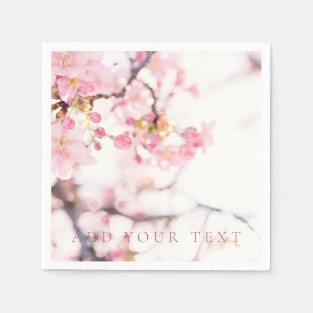 GUARDANAPO DE PAPEL PAPEL NAPKIN: CHERRY BLOSSOM BRANCH (Frente)