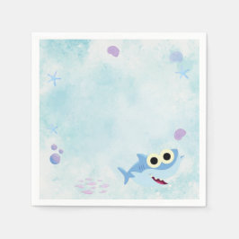 Guardanapo De Papel Papel Napkin do tema "Sob o Mar"