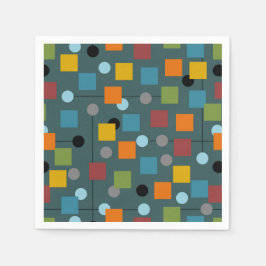 Guardanapo De Papel Papel Napkin - Médio Century Modern 1.3 Sem Pernas