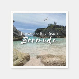 Guardanapo De Papel Papel Napkin na Bermudas de Bay de Ferradura