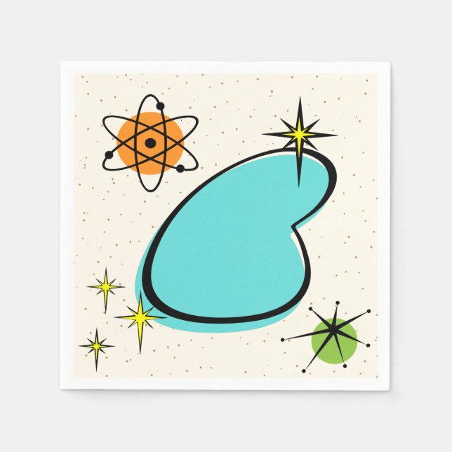 Guardanapo De Papel Papel Napkin para Bumerangue Atômico e Estereótipo (Frente)