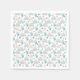 Guardanapo De Papel Papel Napkin para o primeiro aniversário.