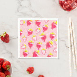 Guardanapo De Papel Papel Napkin Sweet Strawberry