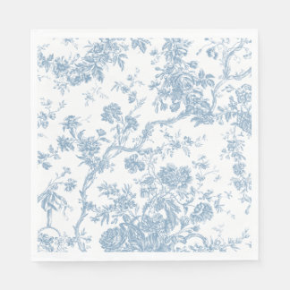 Guardanapo De Papel Papel Napkin - Toile Azul Francês de Jouy