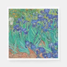 PAPEL NAPKIN: VAN GOGH IRISS