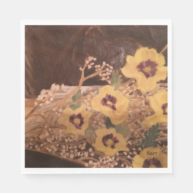 Guardanapo De Papel Papel Napkin - Vida Estática (Frente)