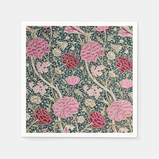 GUARDANAPO DE PAPEL PAPEL NAPKIN : WILLIAM MORRIS : CRAY DESIGN (Frente)