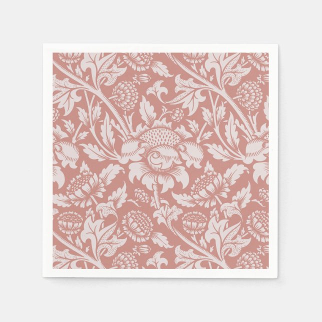 GUARDANAPO DE PAPEL PAPEL NAPKIN : WILLIAM MORRIS : FLORAL (Frente)