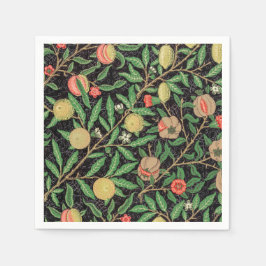 GUARDANAPO DE PAPEL PAPEL NAPKIN : WILLIAM MORRIS : POMEGRANATOS
