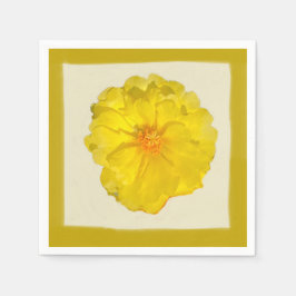 Guardanapo De Papel Papel Napkin Yellow Moss Rosa