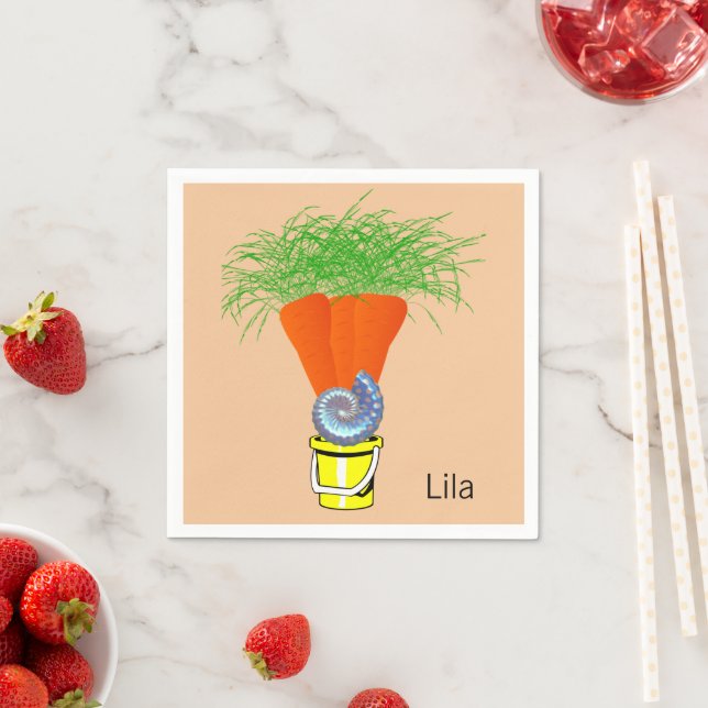 Guardanapo De Papel Papel Napkins, Cenouras (Insitu)