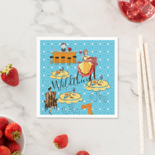 Guardanapo De Papel Papel Napkins, Coisa Selvagem da Mulher Retro