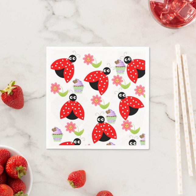 Guardanapo De Papel Papel Napkins, Damybug Floral Rosa Floral (Insitu)