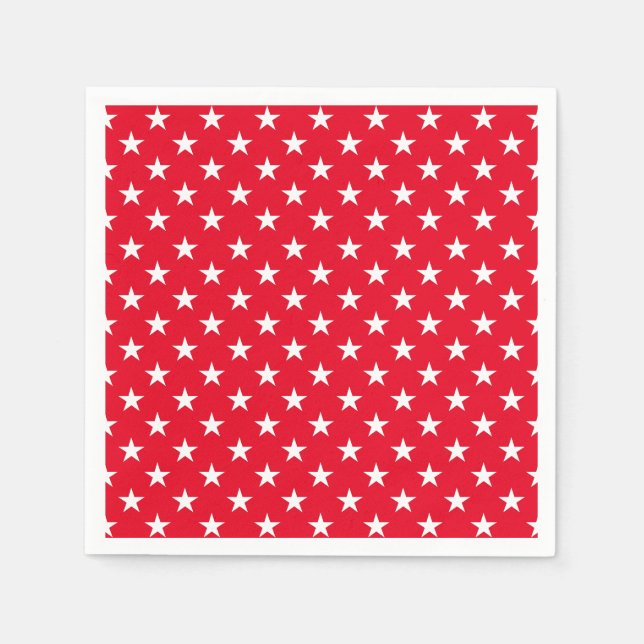 Guardanapo De Papel Papel Napkins - Estrelas Patrióticas (Frente)