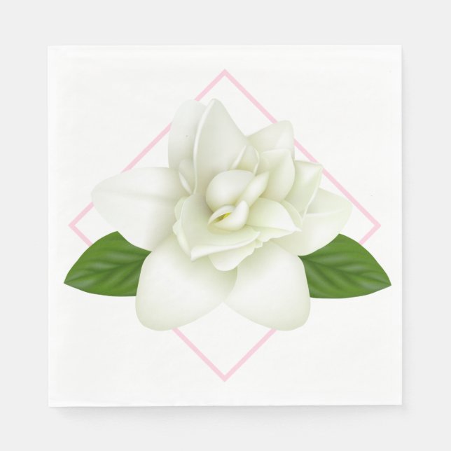 Guardanapo De Papel Papel Napkins-Gardenia (Frente)